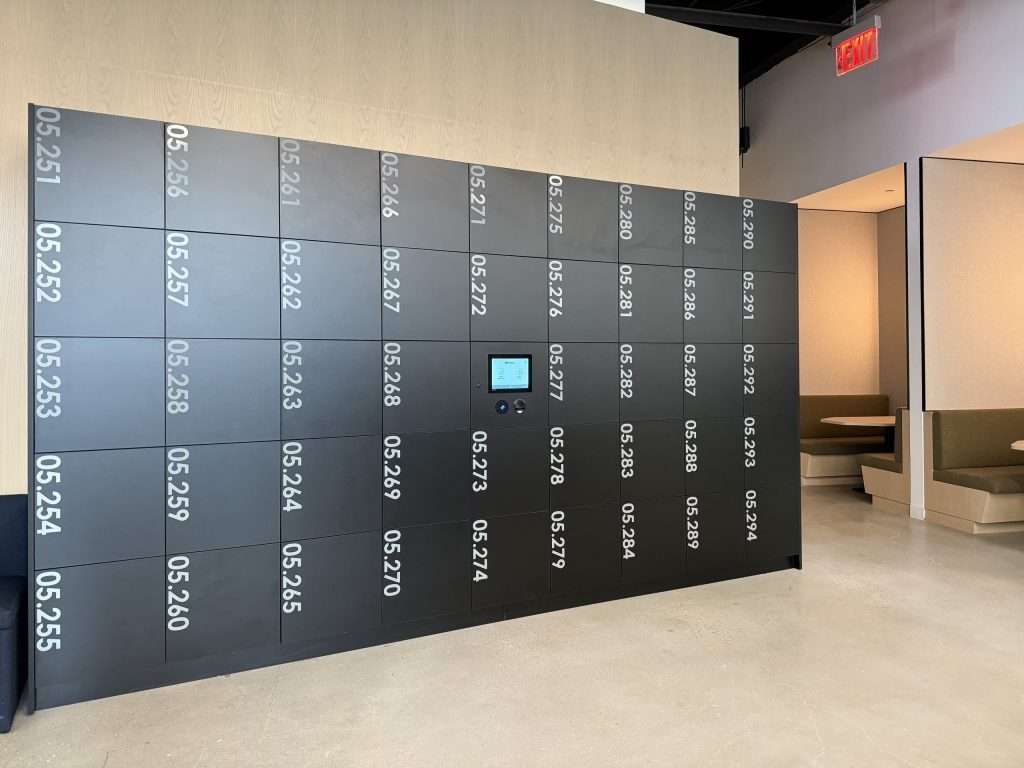 HSBC office smart locker system