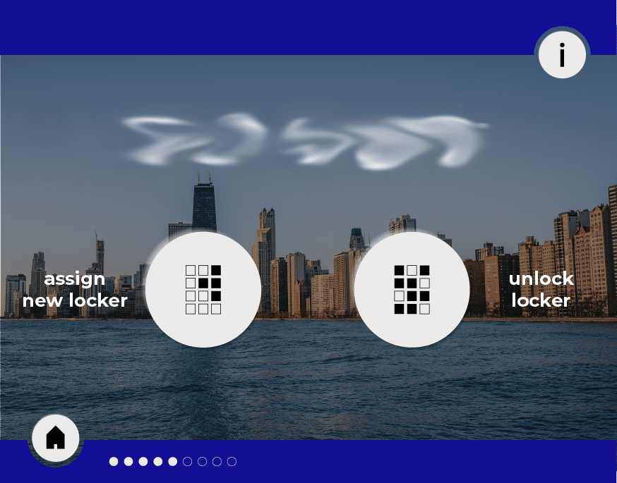 Workplace Lockers smart locker - Gen Screens