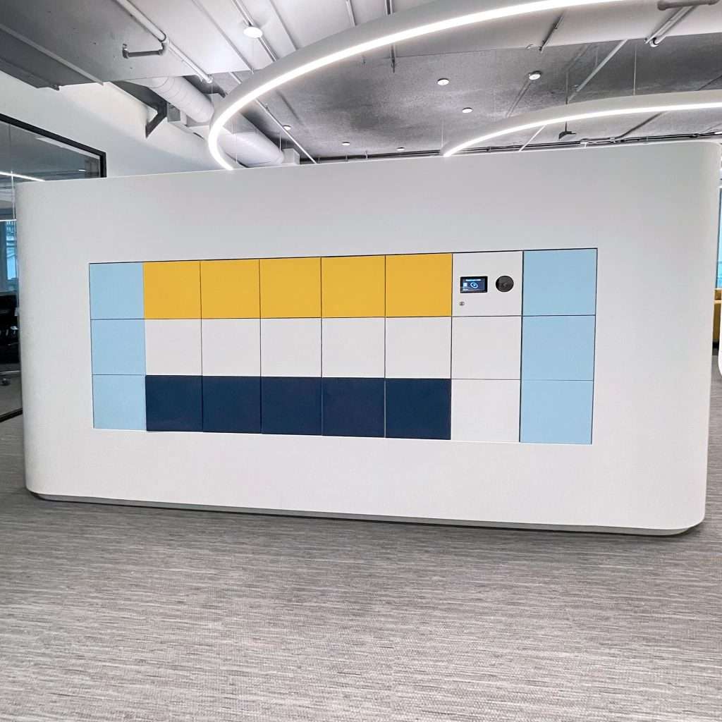 Nord office hybrid smart locker installation