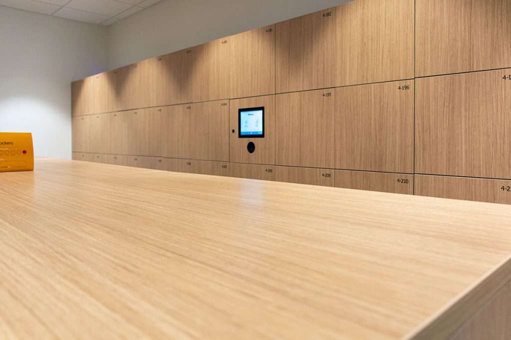Randstad workplace smart locker installation