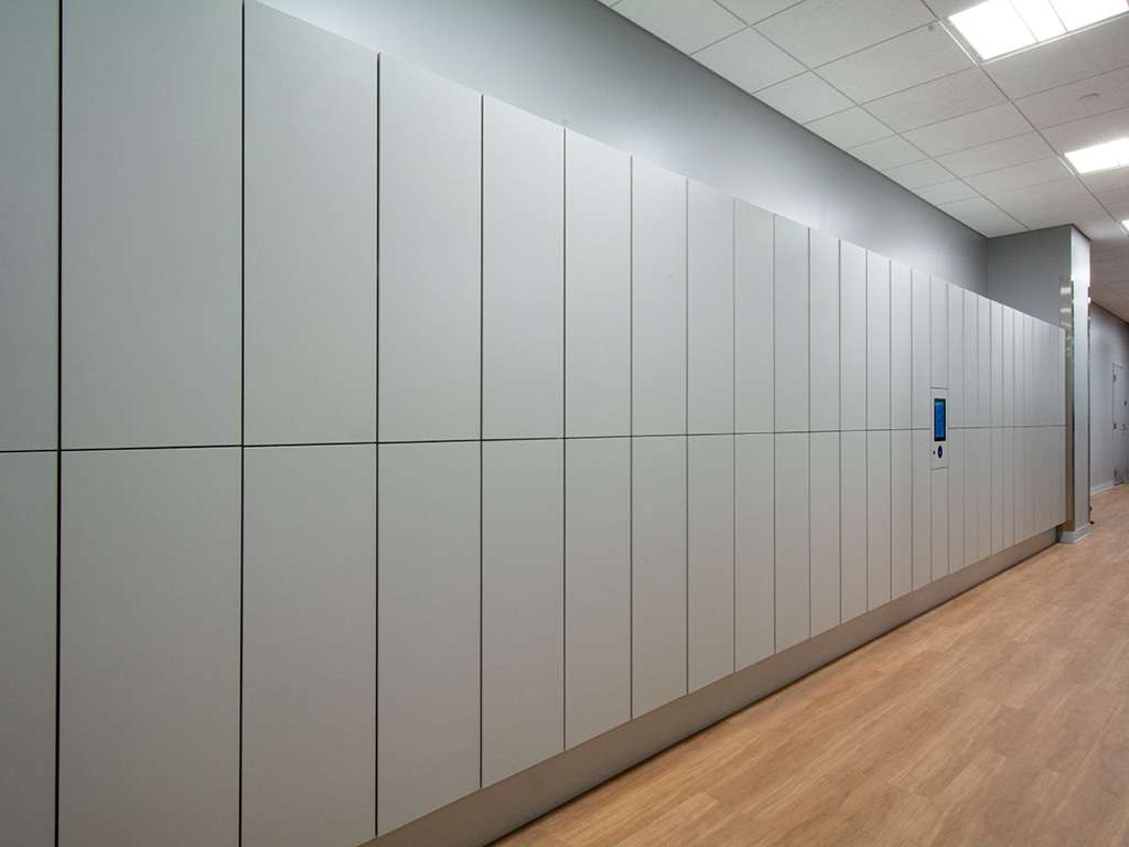 smart lockers for University gym
