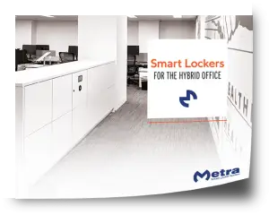 Hybrid workflow use case thumbnail  -  smart lockers in a hybrid office