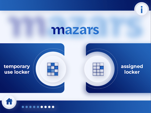 Mazars office smart locker installation