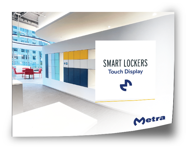 Touch display for smart locker user interface