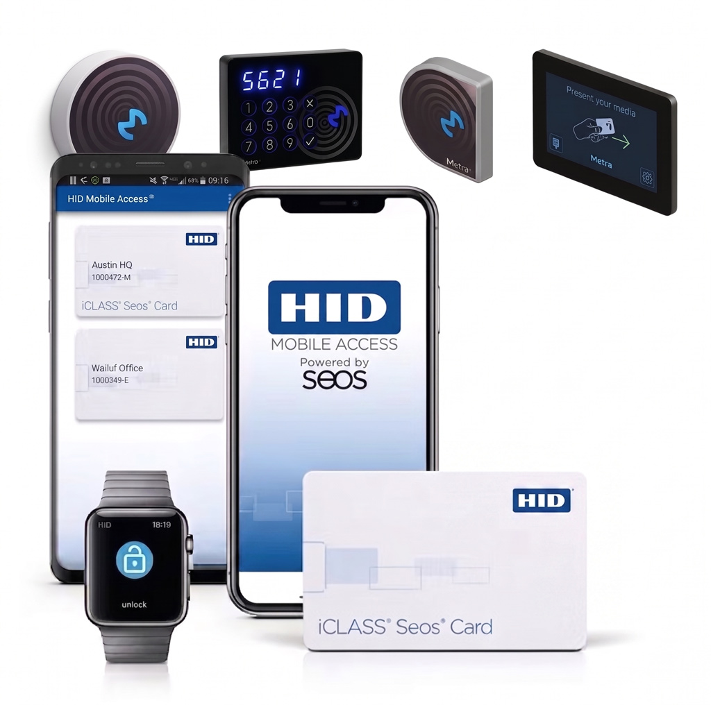 metra smart locker readers integrated with HID technology